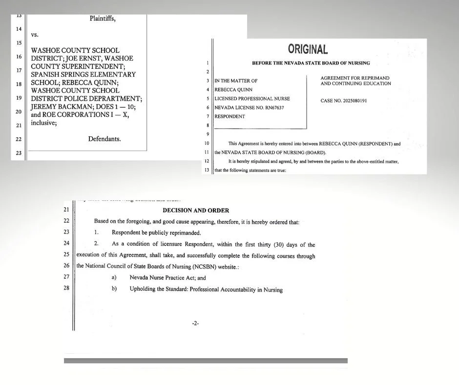 School District Has Terse Response When Asked About Lawsuit Involving Reprimanded Nurse 