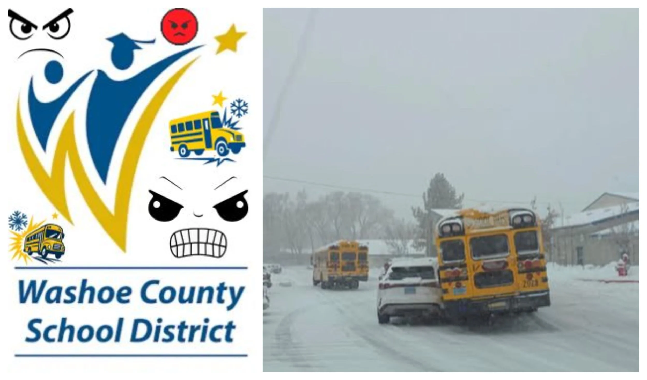 Washoe County Responds to Schools Being Open Today Despite Heavy Snow