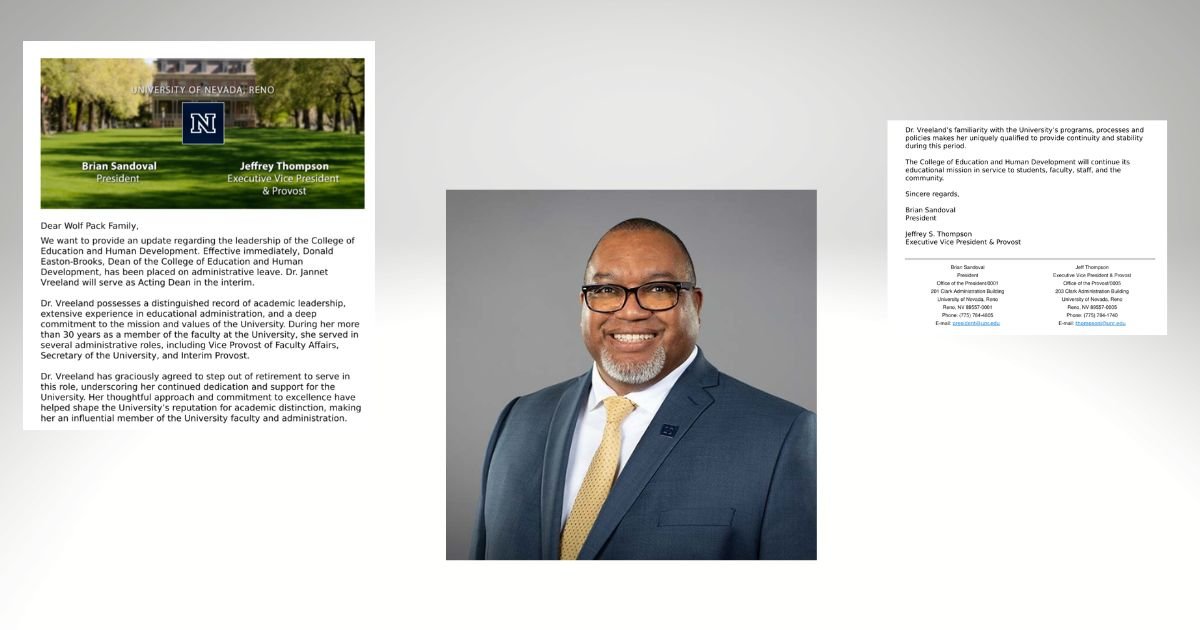 Embattled Education and Human Development Dean at UNR Placed on Administrative Leave 