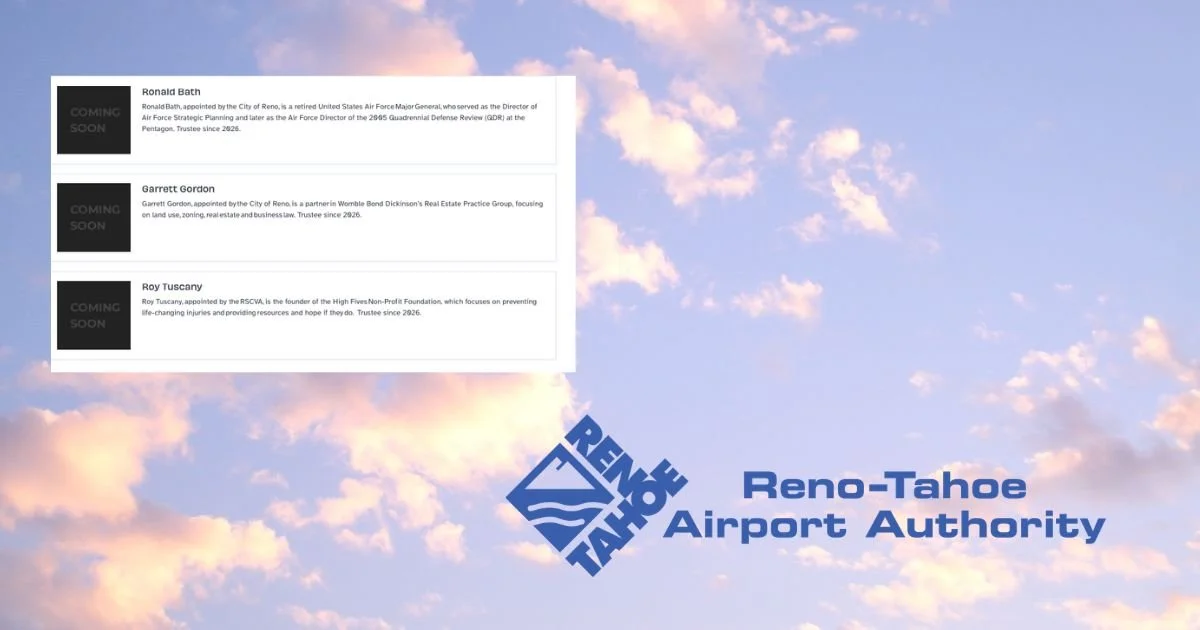Three Men Get Nods to Fill Empty Board of Trustee Seats at Reno Airport Authority After Turbulence 