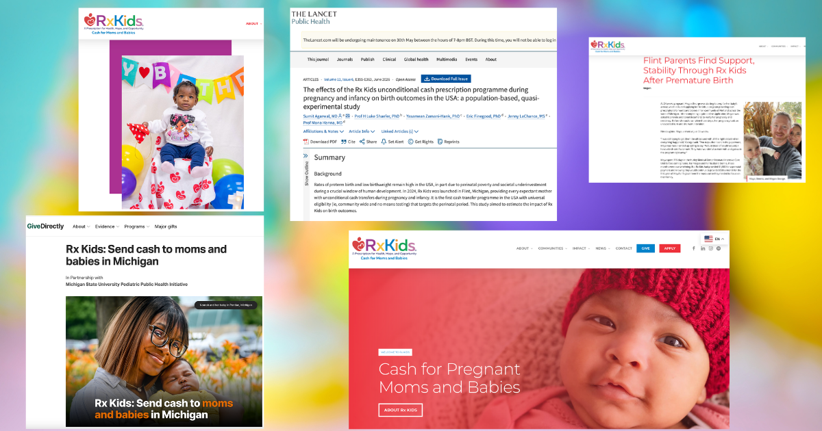 Ideas for Progress: What About Nevada Communities Trying A Prenatal and Infant Cash Prescription Program?