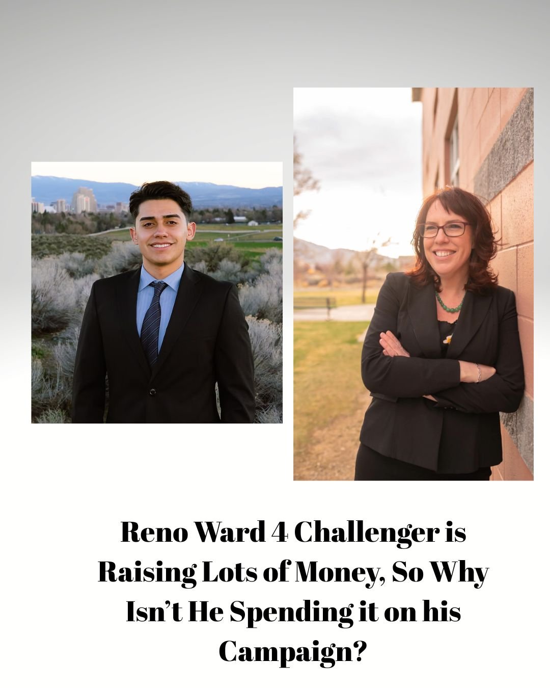 Why is Reno Ward 4 Challenger Not Spending Most of His Campaign Contributions?