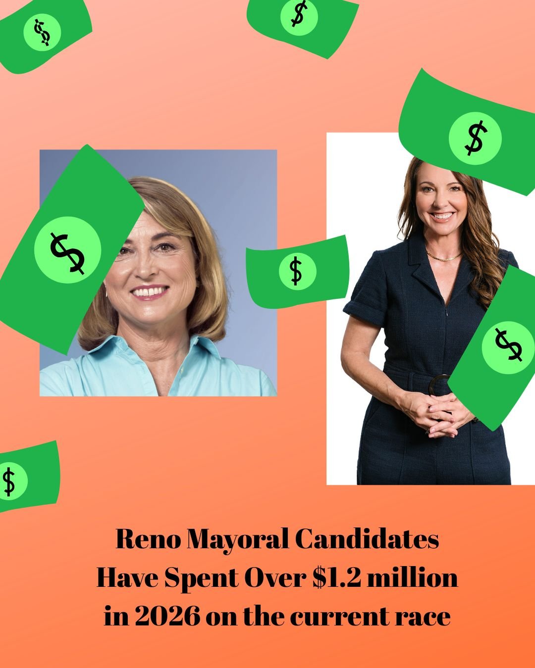 Reno Mayoral Candidates Have Spent over $1.2 million on their race in 2026