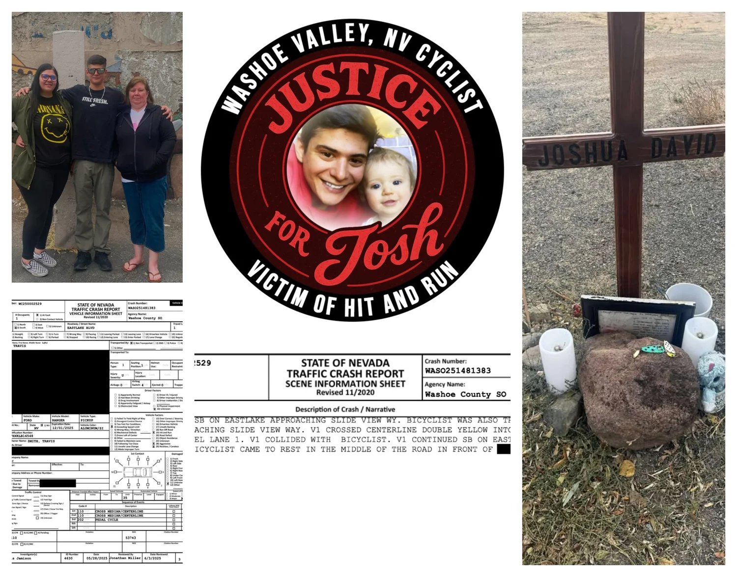 Friends and Family of Bicyclist Killed in Washoe Valley Plead for ...