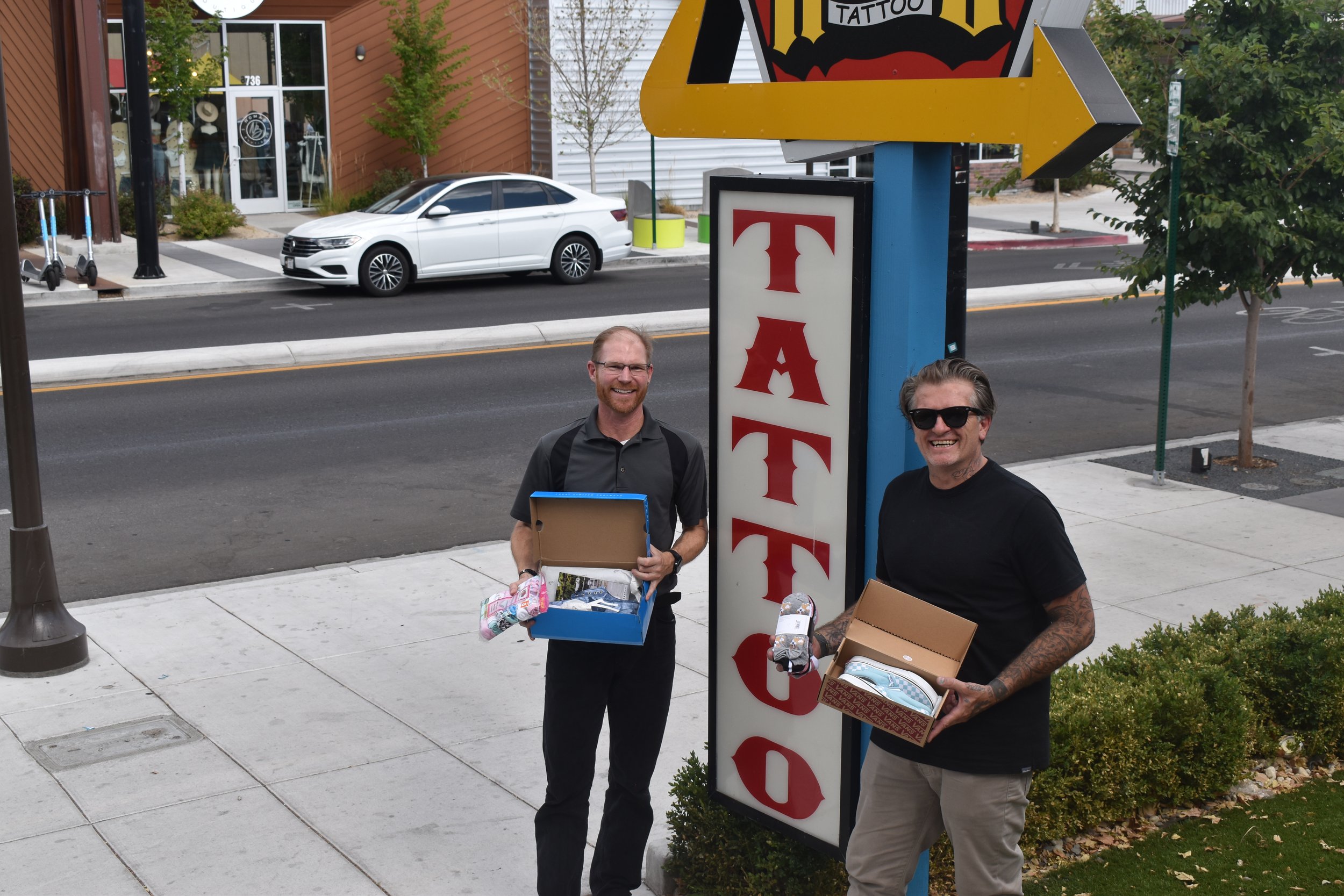 Reno Tattoo Shops Helping Unhoused School Children for First Day of School  — Our Town Reno