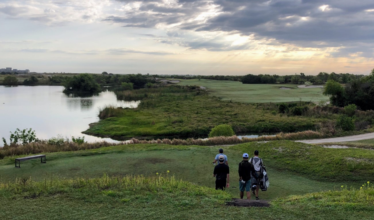 There are few forced carries on the course and even those that there are are pretty short