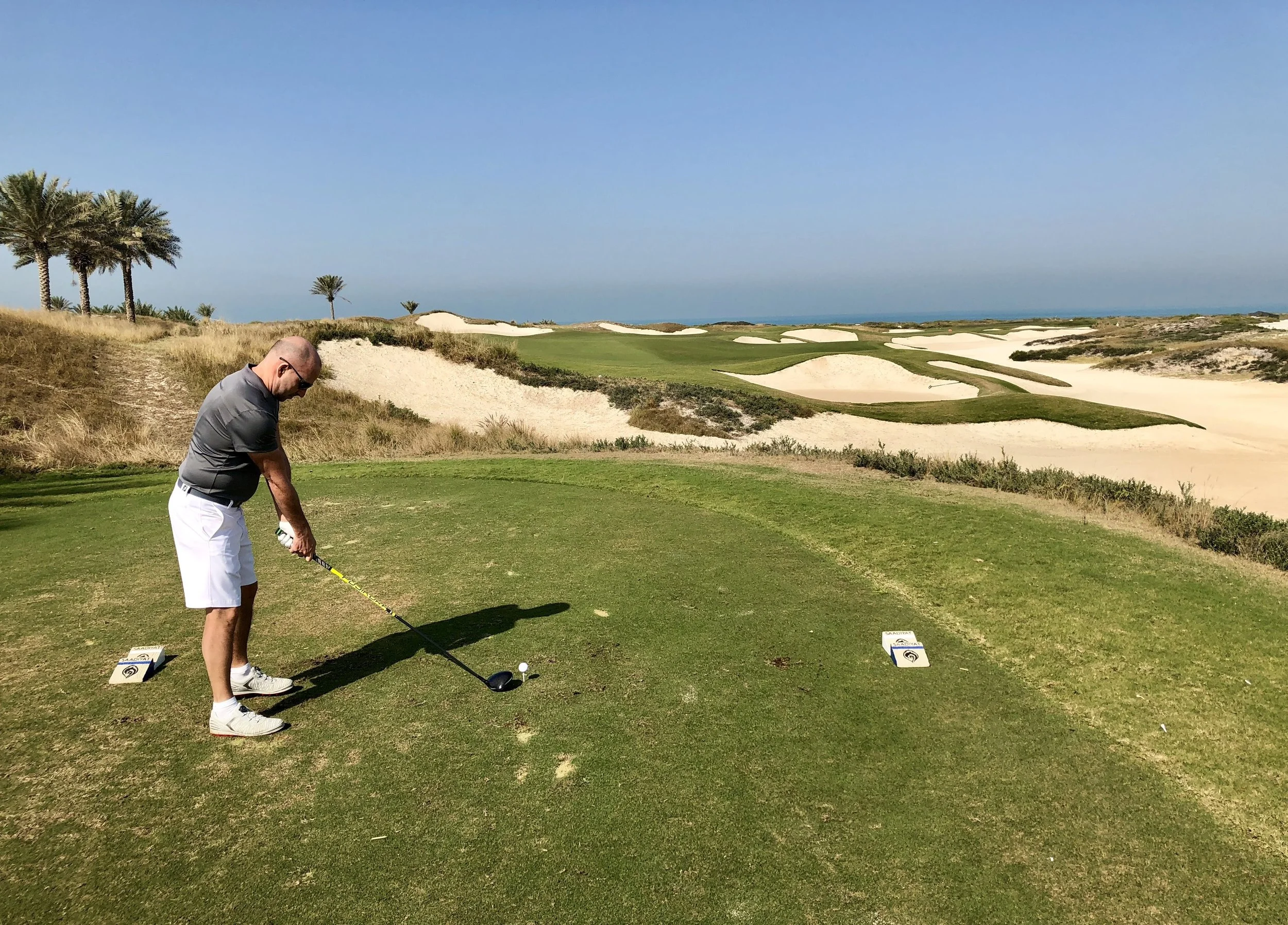 If you’re looking for some winter golf the Saadiyat resort in Abu Dhabi combines a nice course with a great hotel and beach.