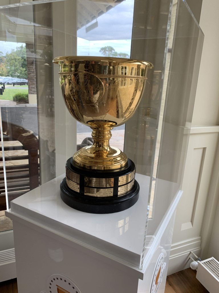 The President's Cup on display 