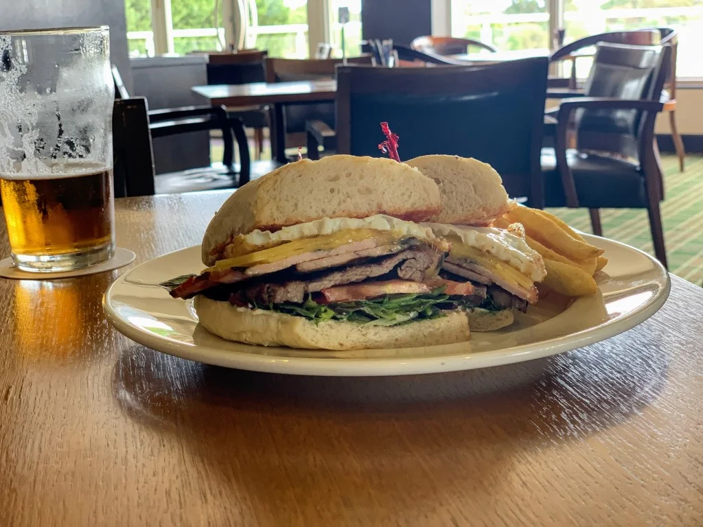 That’s a club sandwich...