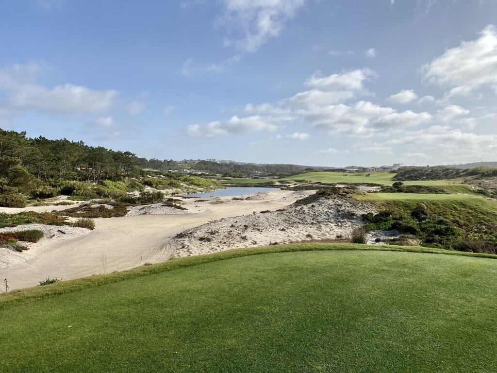 The view from the 9th tee at West Cliffs