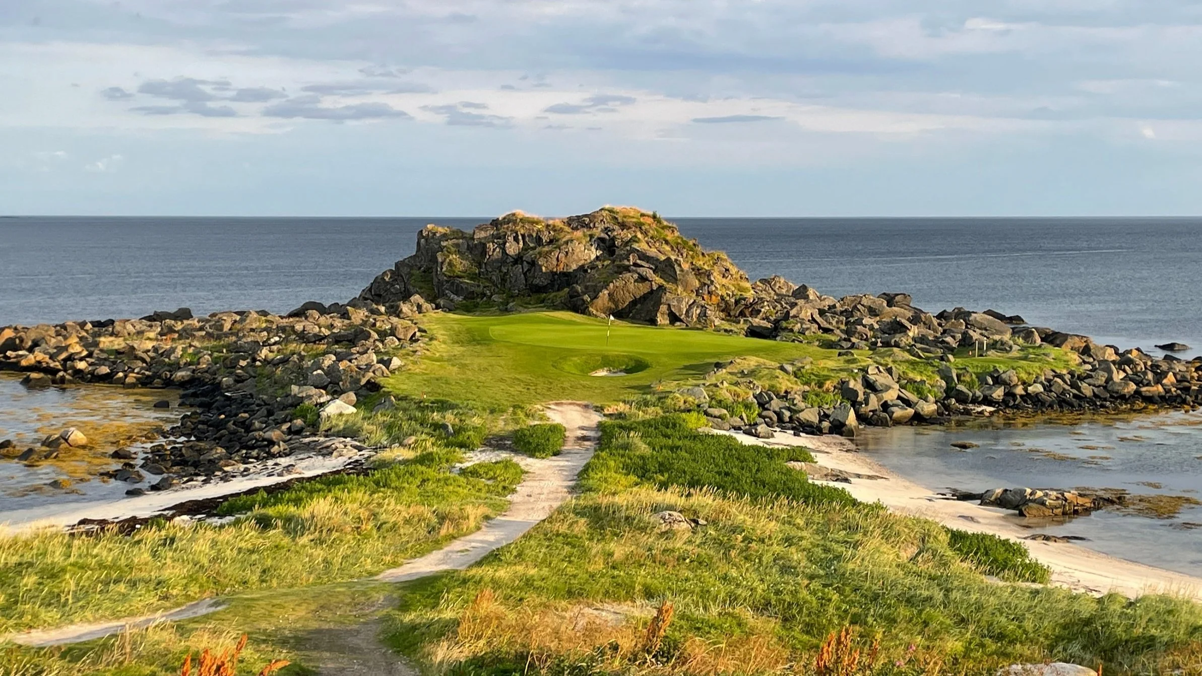 Lofoten Links golf course illustrating the precision behind John Saxon's latest move