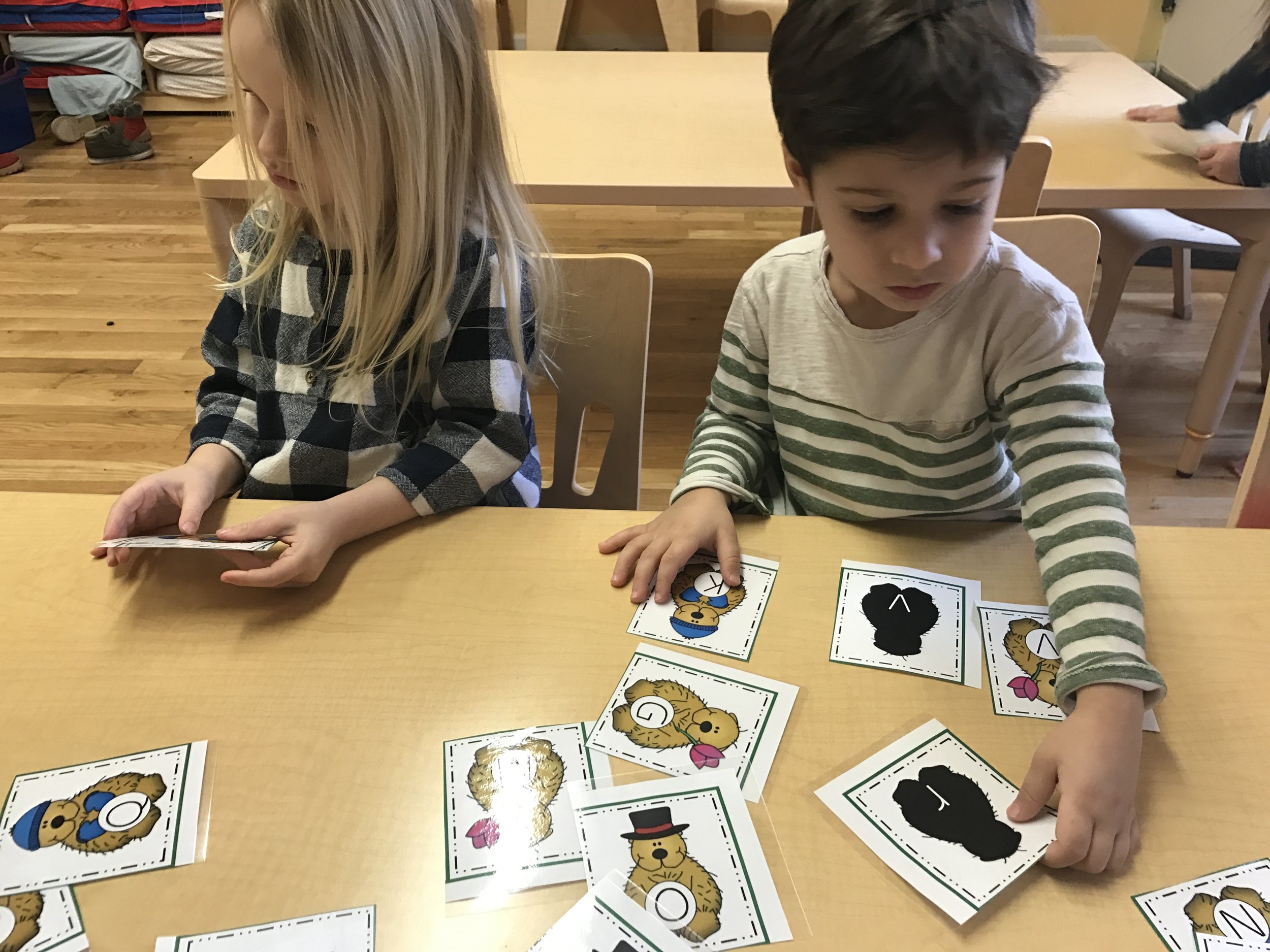  Shadow and letter matchup!