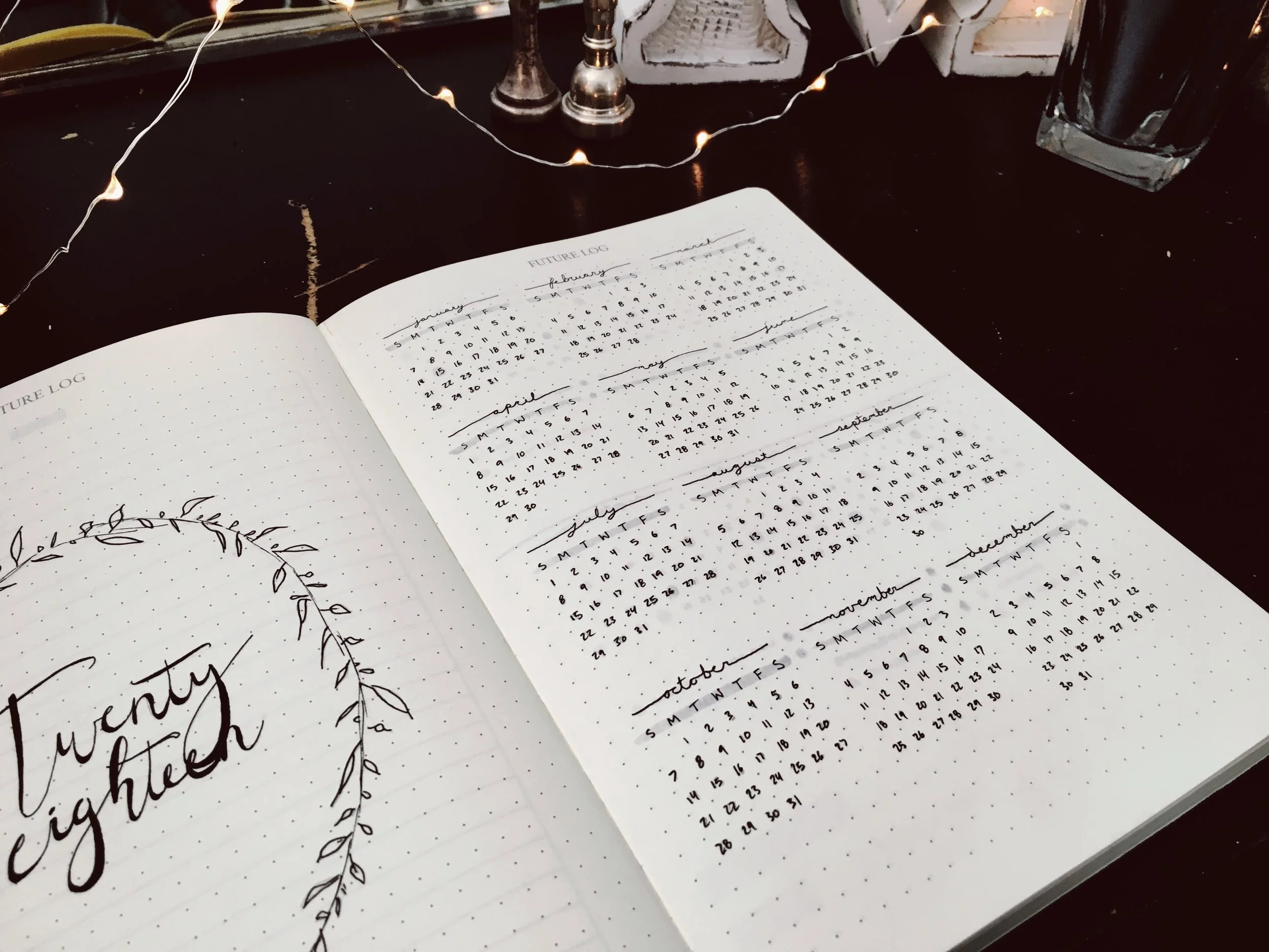 2018 Bullet Journal