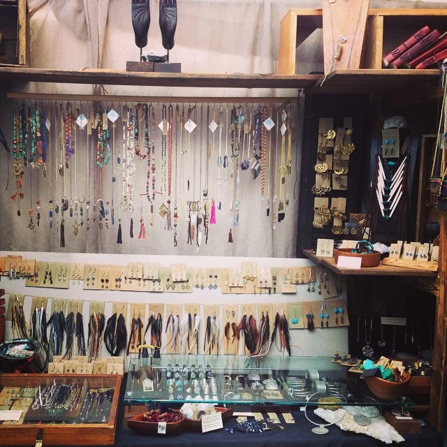 Booth display at Electric Forest 2015