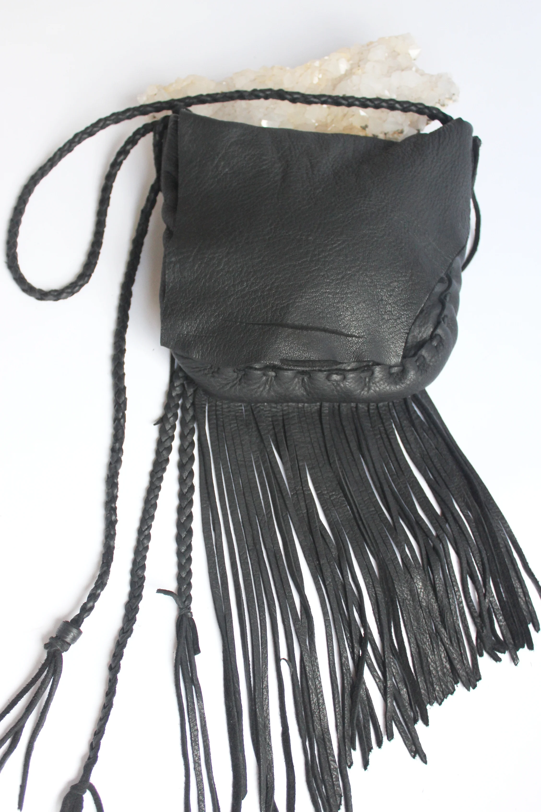 Elk Hide Crossbody Bag or Hip Pouch