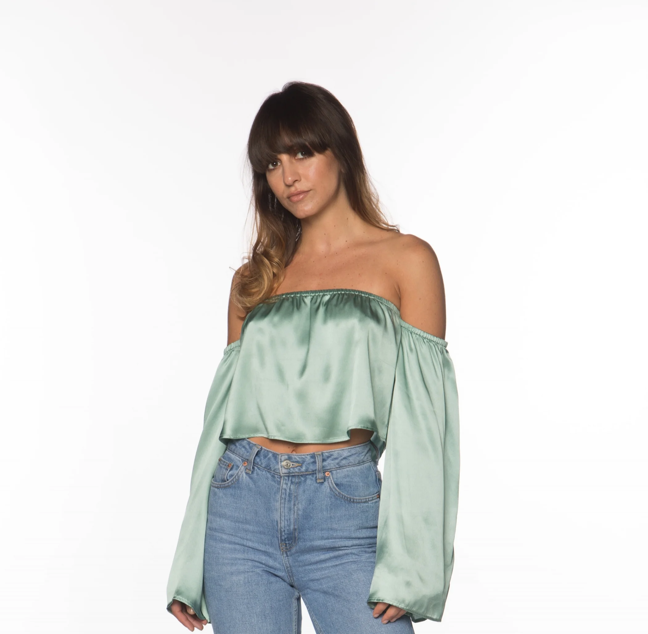THE SOPHIA TOP SEAGREEN