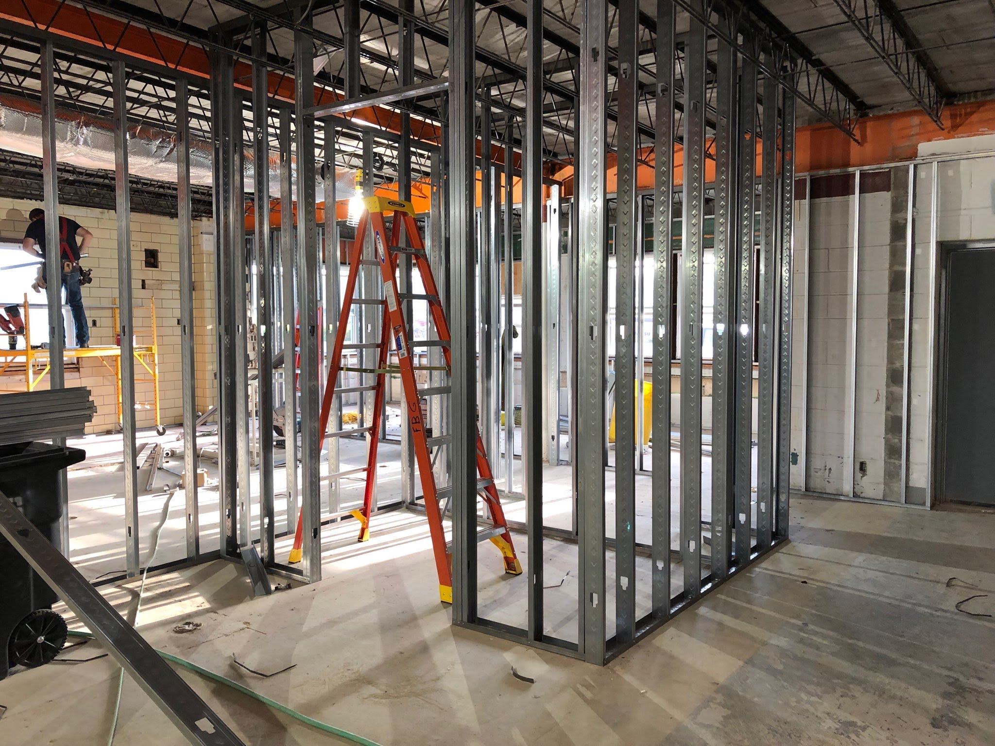 Framing going up
