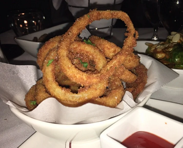 Crispy onion rings