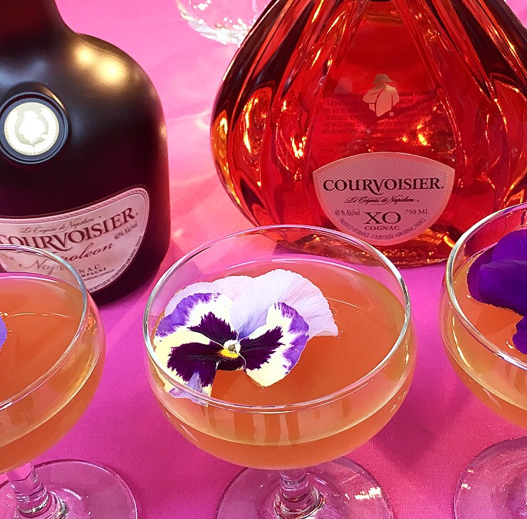 A delicious cocktail made from Courvoisier Cognac