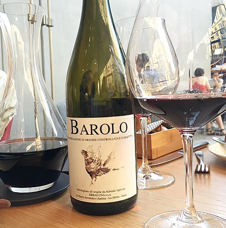 Although the wine list had many interesting, predominantly French, smaller produced choices, we had brought along a rose and this 2006 Italian Erbaluna Barolo which had the scent of both fresh earth and flowers and was drinking well now (corkage fee $30). The sommelier that evening, Vanessa Rea, was lovely. She decanted the barolo right when we sat down and later in the evening she stopped by to chat about the wines and the food. 