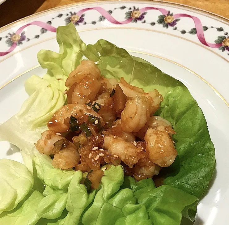 Hoisin Shrimp Lettuce Wrap