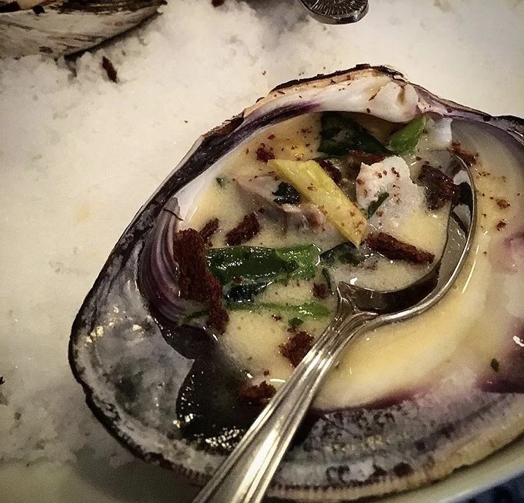 Sherry poached oyster, zadie's Oyster Room