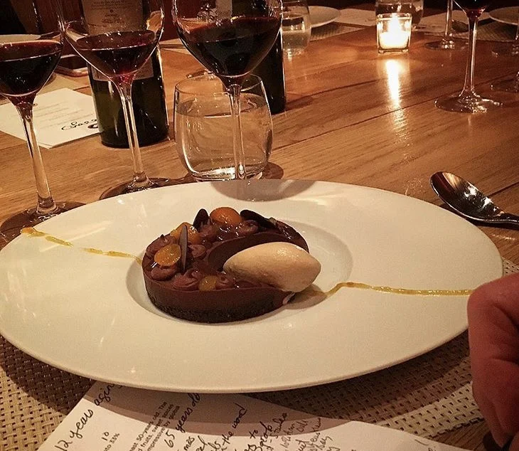 Chocolate hazelnut torte, Boulud Sud