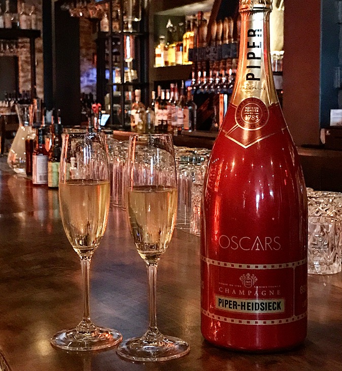 The exceptional, limited-edition Champagne Piper-Heidsieck Cuvee Brut Magnum designed for this year's Oscars.