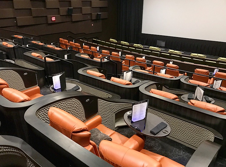 This is the ultimate way to go to the movies. I am forever spoiled!