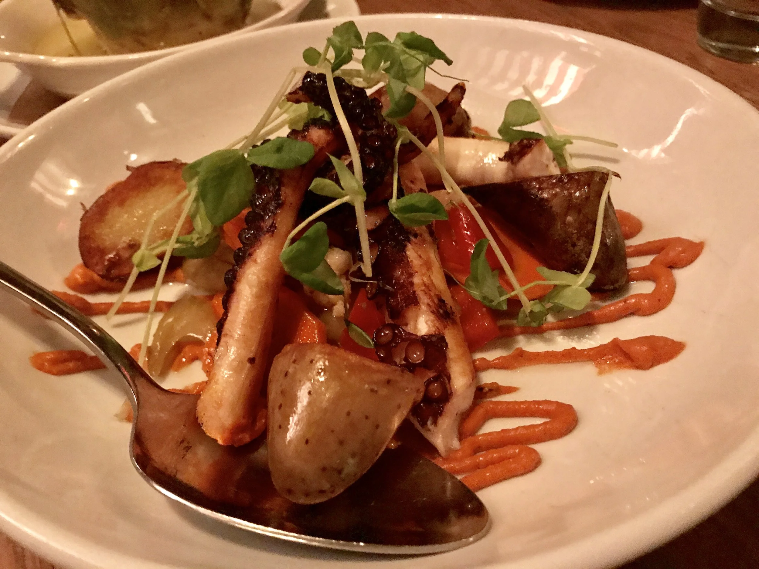 We all loved the octopus salad!