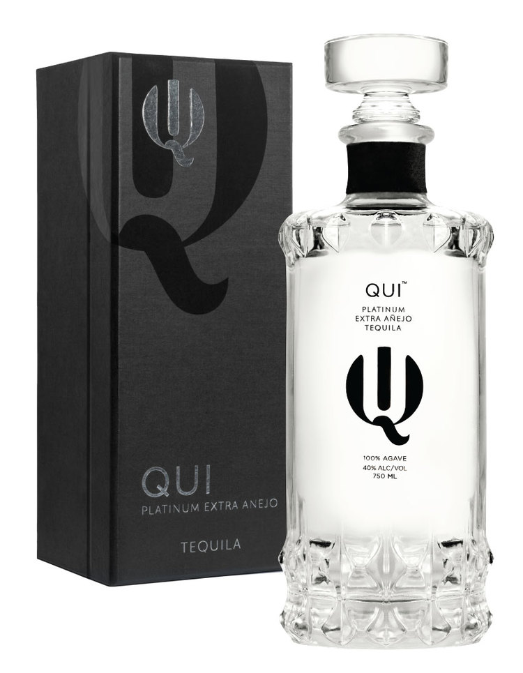 The elegant looking bottle of Qui Tequila, as beautiful on the outside as it is on the inside!