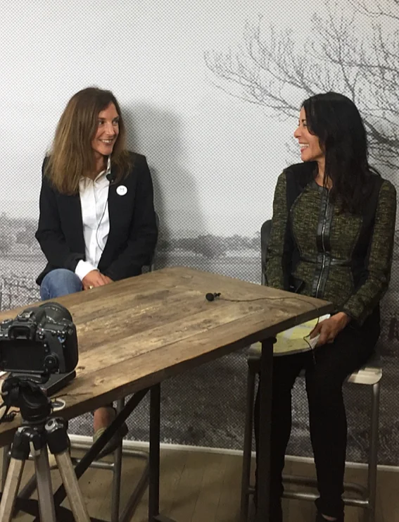 Fanny and I were having fun talking about the Institute's passion for Pinot Meunier.