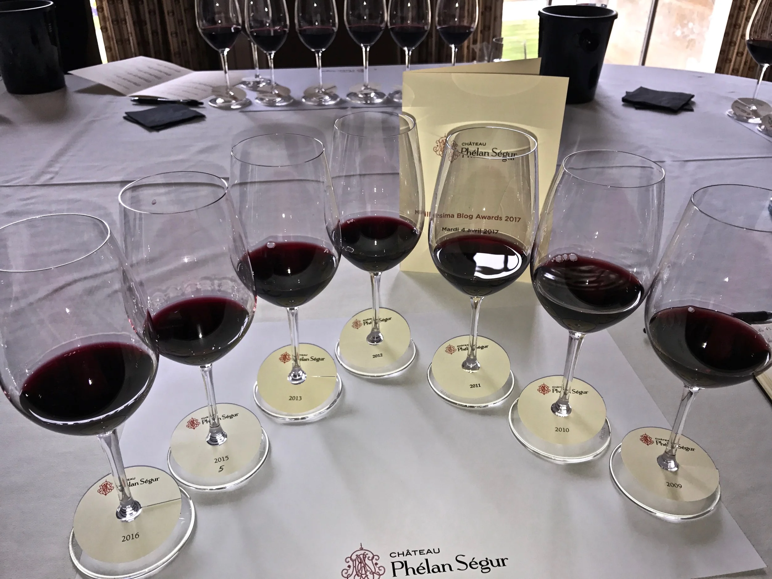 Tasting with Veronique Dausse at Chateau Phélan Ségur, Saint Estephe