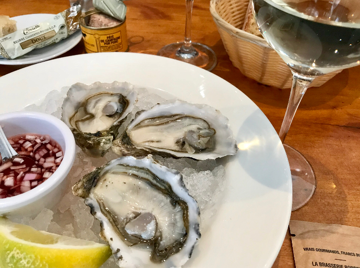 Oysters in Bordeaux come from the cold waters of nearby Arcachon and are so briny and delicious!