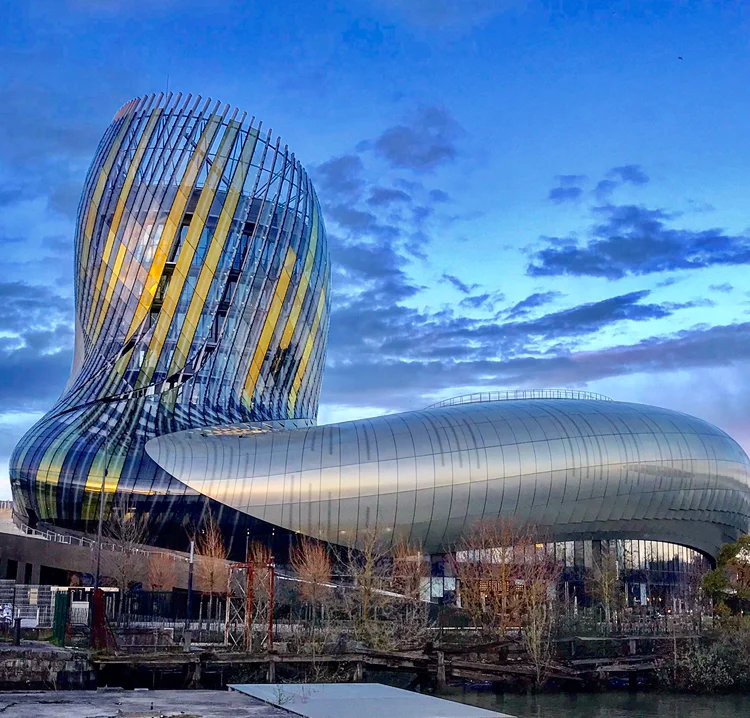 The Cité du Vin (Museum of Wine) is a high-tech immersion into the world of wine.
