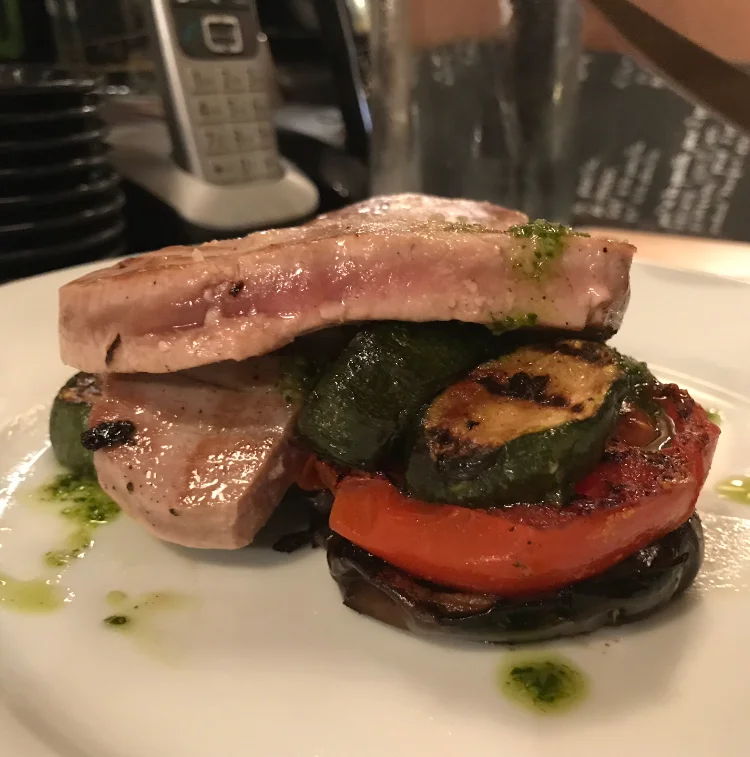 Meat dish at El Nacional