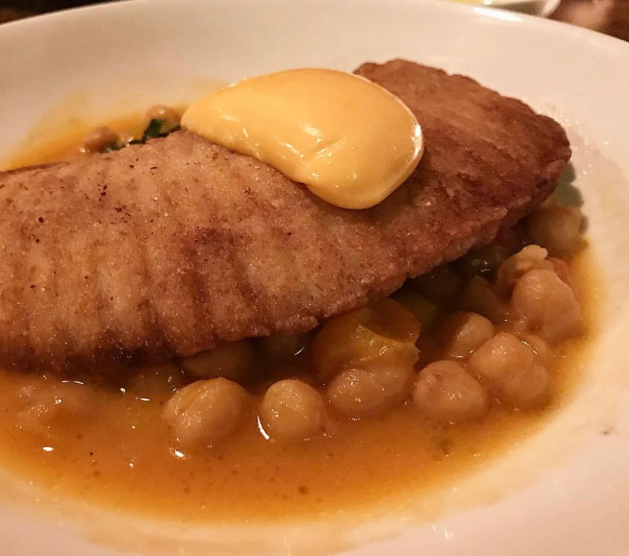The Milling Room’s Perfectly cooked skate.