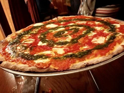 The to-die-for Tye-Dye pizza at Rubirosa.