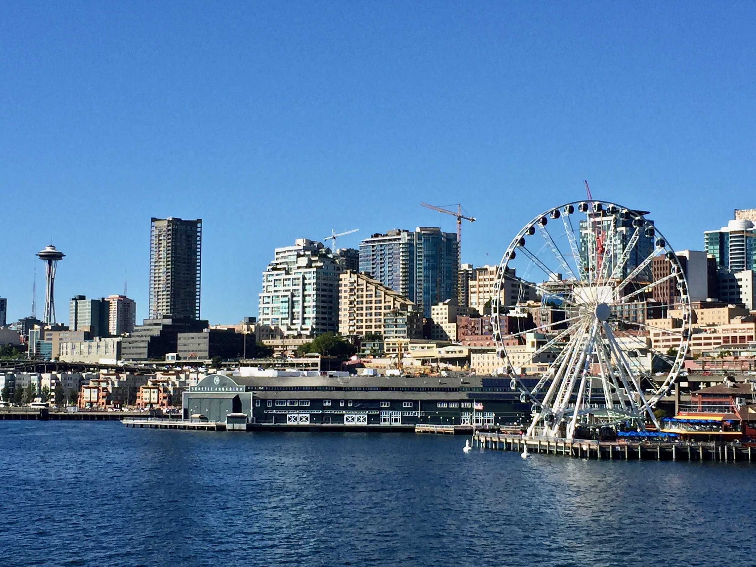 View of Seattle from the bay