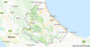 THE ABRUZZO REGION OF ITALY WHERE THE FERZO WINERY IS LOCATED.