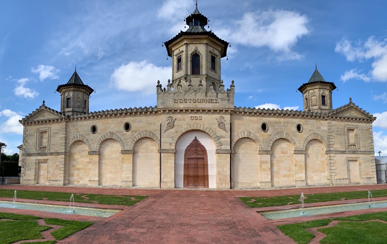 The gorgeous Château Cos D’Estournel in the Saint-Estèphe appellation of the Médoc.