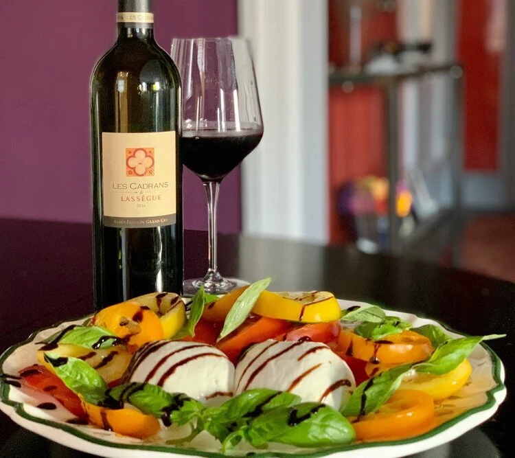 Tomato, Basil, and Burrata: A Summer Food Pairing With Bordeaux's Les Cadrans de Lassègue