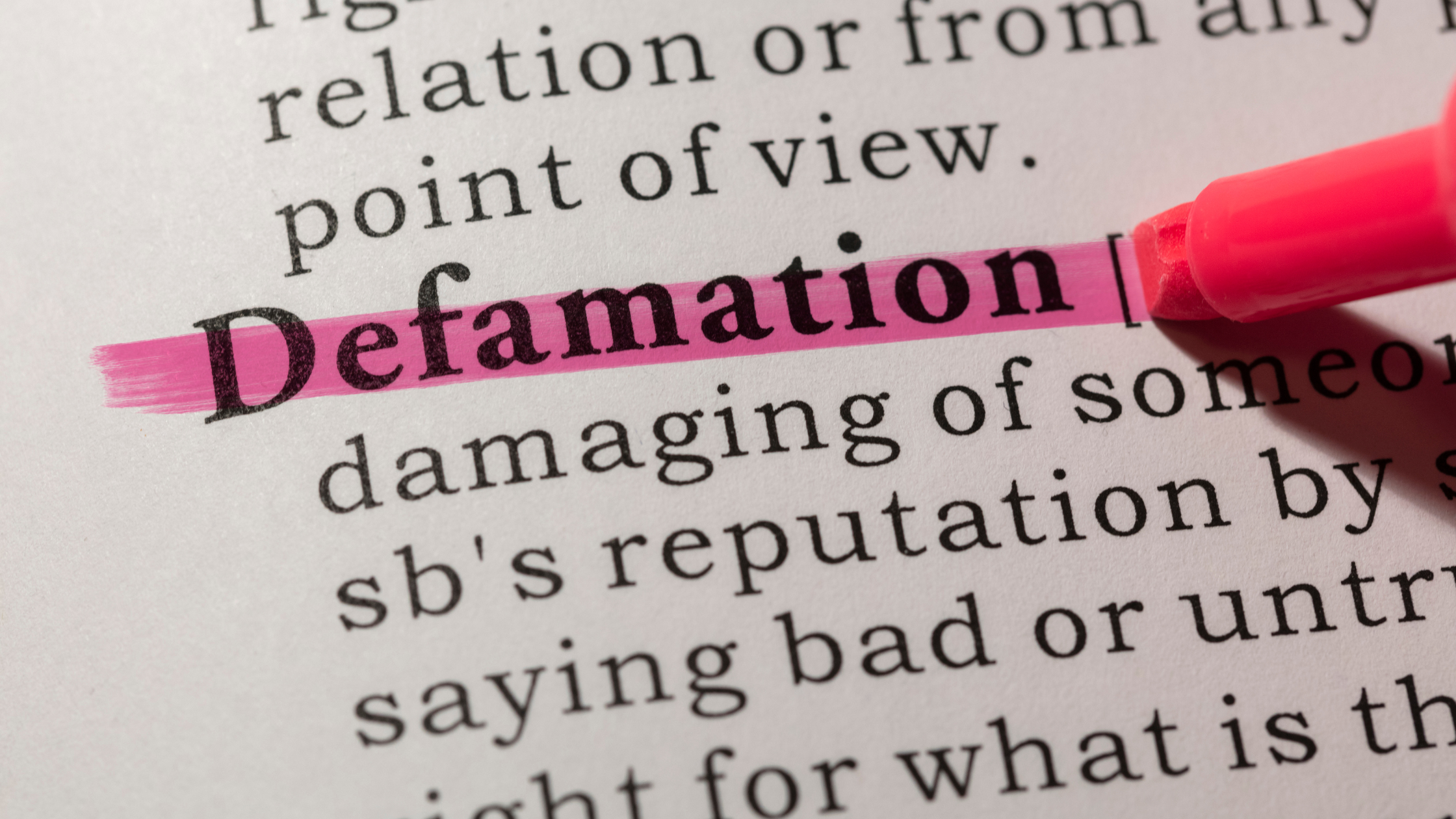 Understanding defamation: What makes a statement defamatory? — Richard ...
