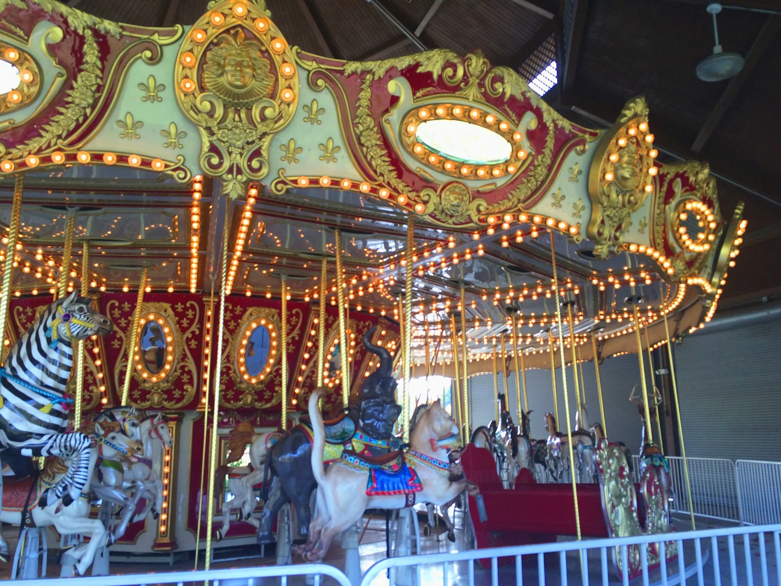 The carousel at Van Saun County Park is a favorite with families.