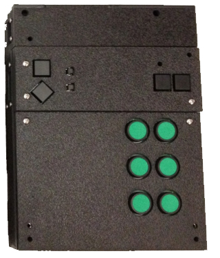 The Stand-Alone Braille Tutor: the newer and more popular model of the braille tutor device. Battery powered with an audio jack for external speakers.
