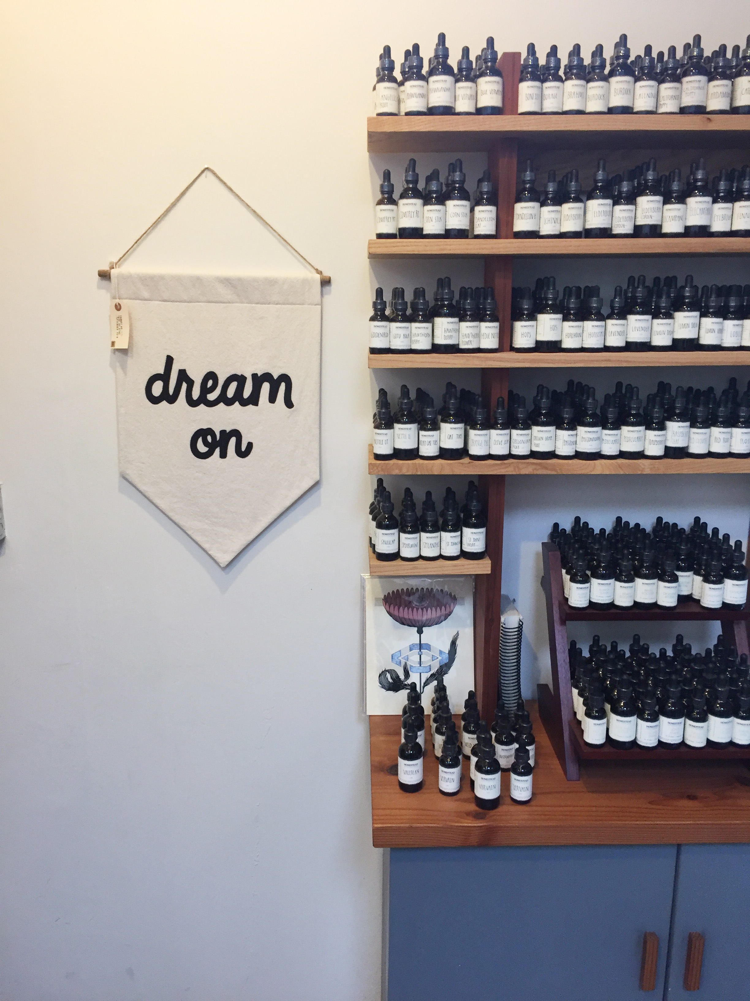 Homestead Apothecary , filled with alllll the good vibes.