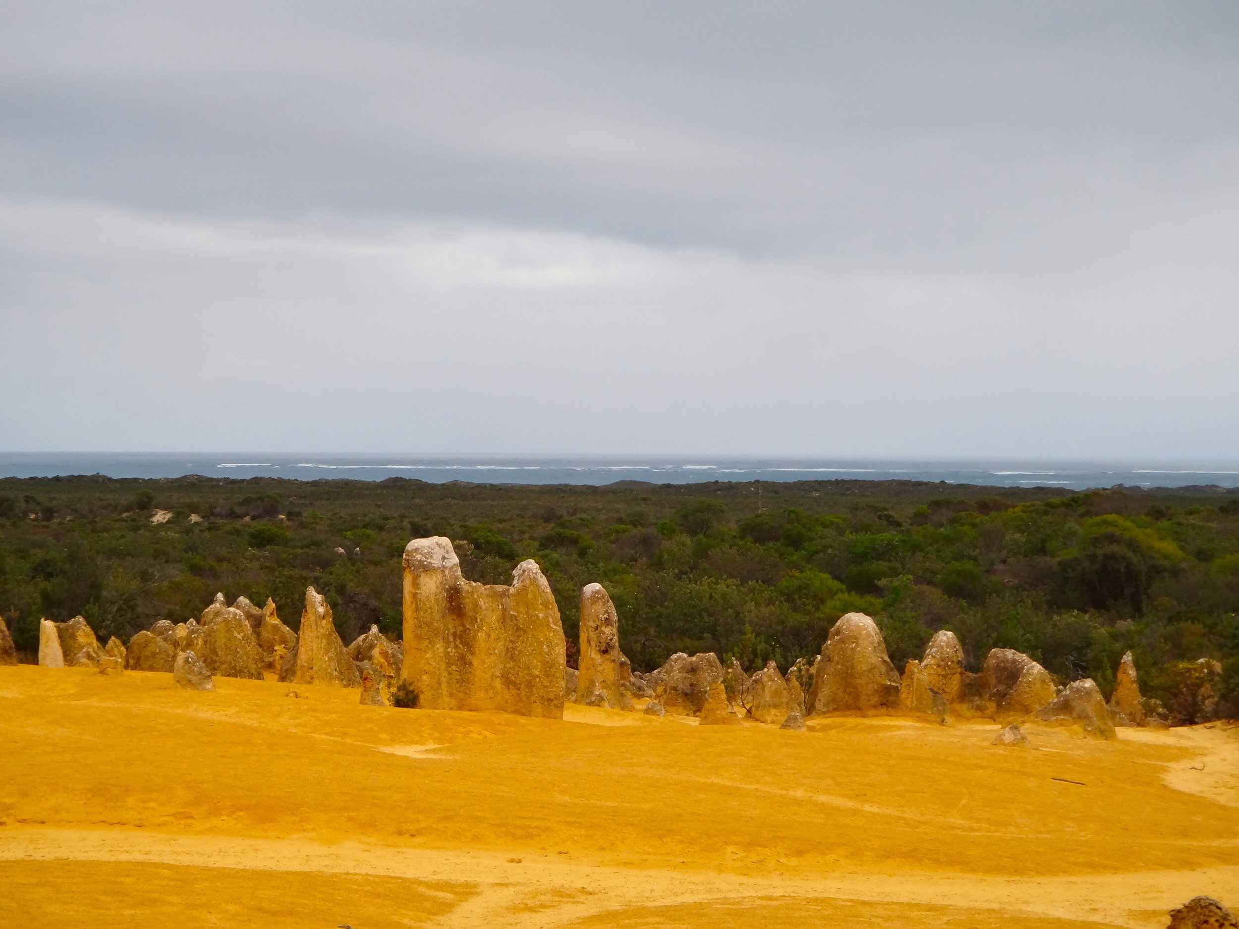 ...into fascinating sandy areas with karst pinnacles still not understood by scientists