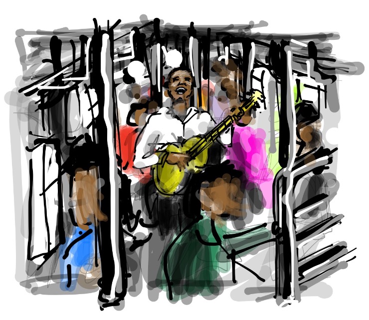 Sketch: David Talaguit / Finding Klugh based on my Sunday Sermon: All Things New / Book of Revelation Chapter 21