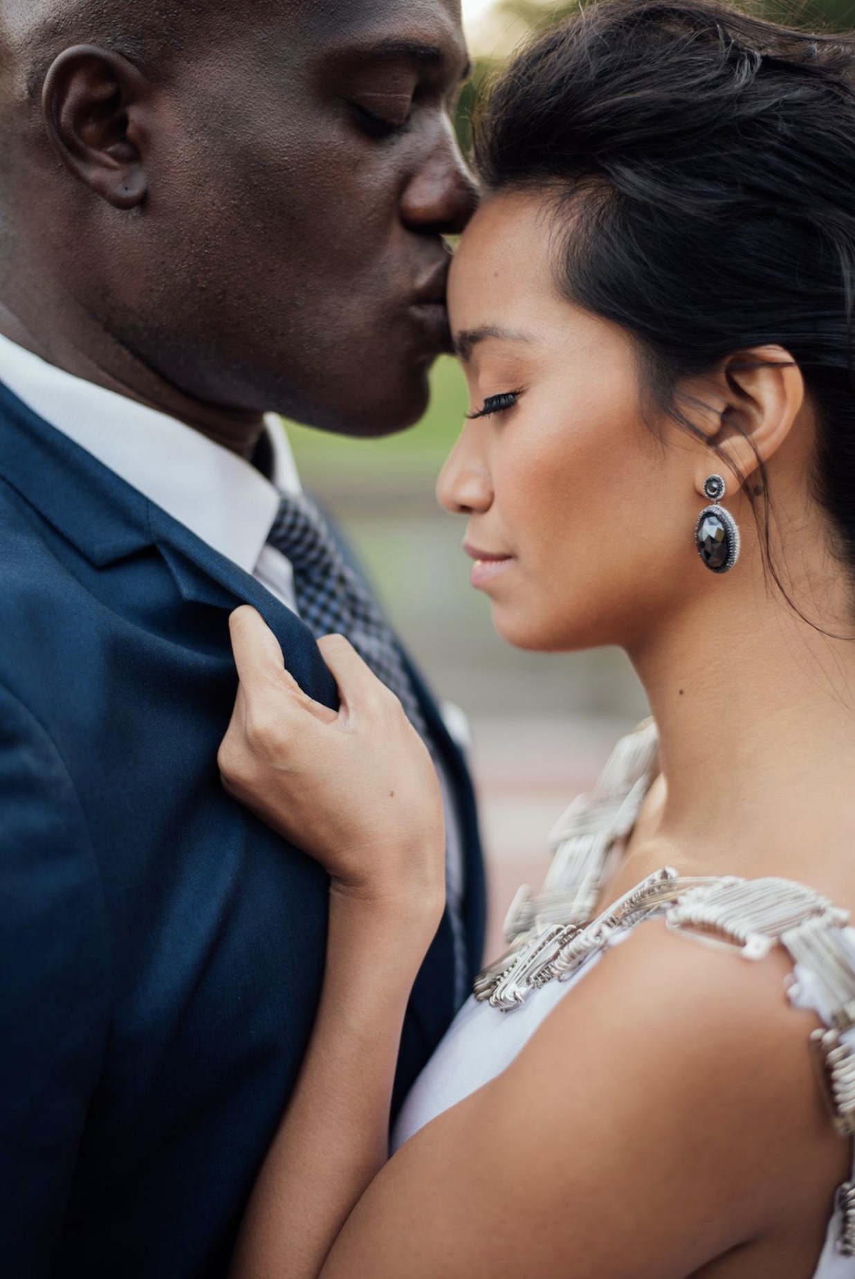 My son Emeka and his wife Nika in deep prayer