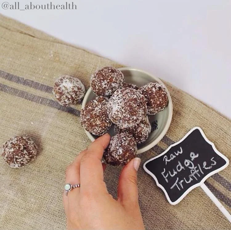 Healthy Fudge Truffles